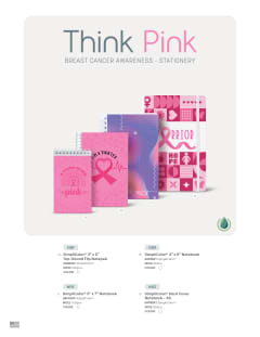 Think Pink - Stationery flyer