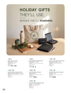 Holiday Gifts flyer