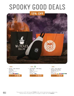 Spooky Good Deals - 13% Off flyer